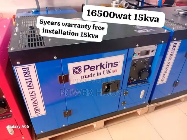 Beacon Prime Unit 16500watts 15kva Diesel Generator Perkins · Photo 1