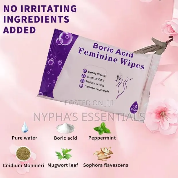 Boric Acid Feminine Wipes · Photo 1