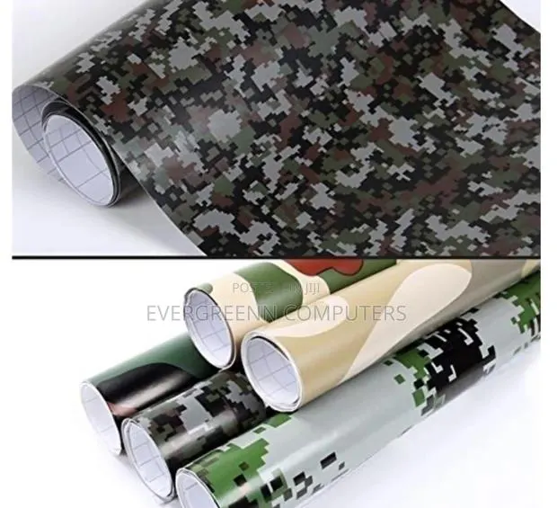 High Quality Camouflage Laptop Stickers · Photo 1