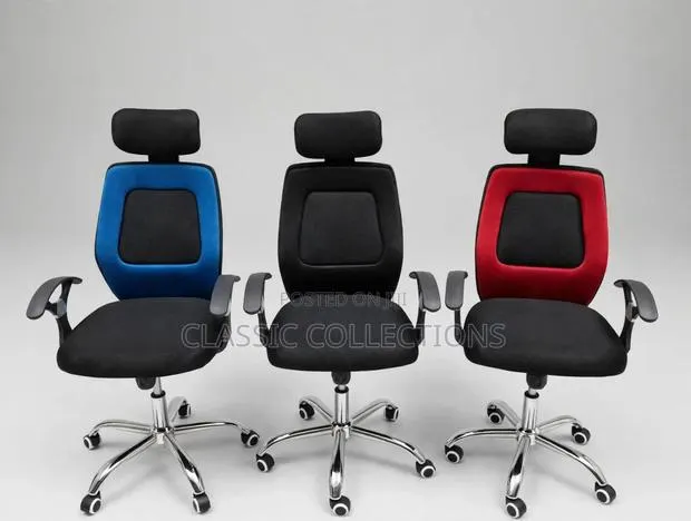 Ergonomic Mesh Office Chair With Headrest · Photo 1
