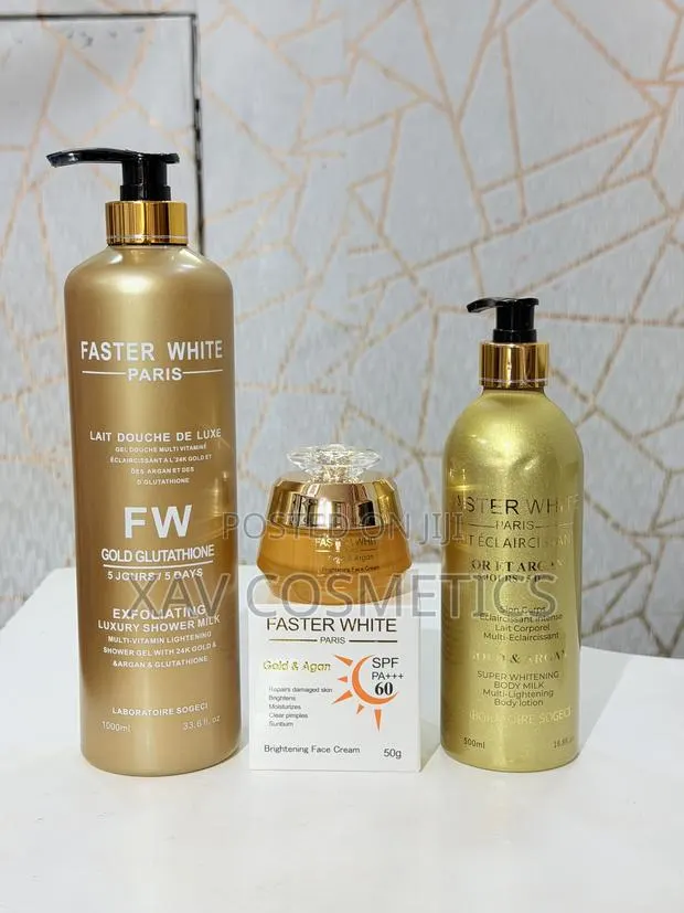 Faster White Gold and Argan Set · Photo 1