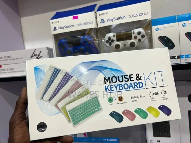 Wireless Keyboard and Mouse Combo - RGB Backlit, Rechargeable · Photo 1