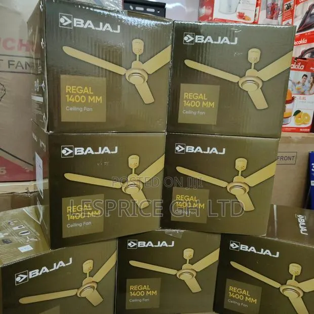 Powerful Bajaj Regal Ceiling Fan-Ivory · Photo 1