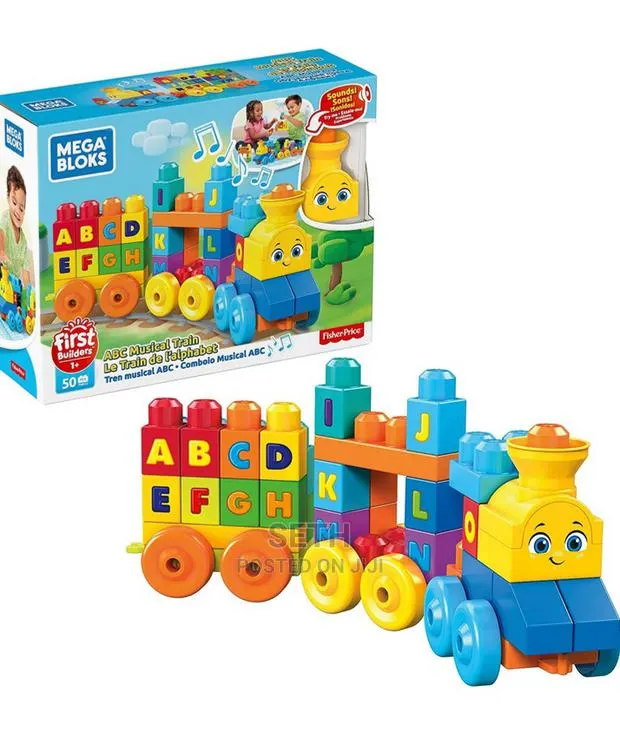 Children Kids Mega Train Bloks ( Blocks ) · Photo 1