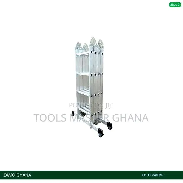 4x4 Steps Foldable Ladder Aluminium - Lcg3416bq · Photo 1