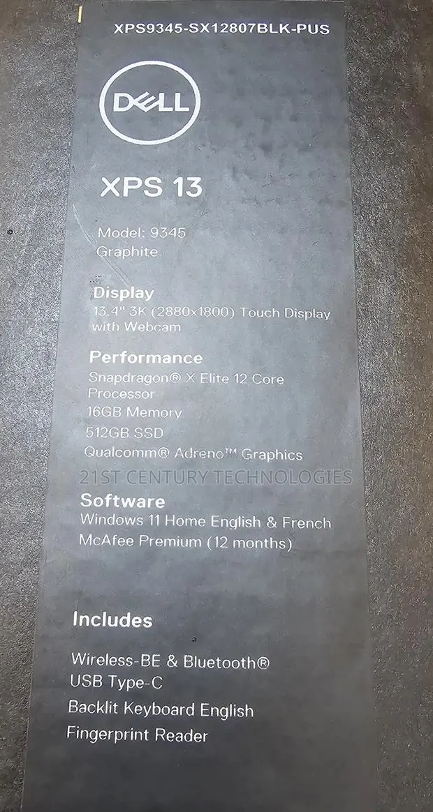 New Laptop Dell XPS 13 (L322X) 16GB Intel Core Ultra 7 SSD 1T · Photo 1