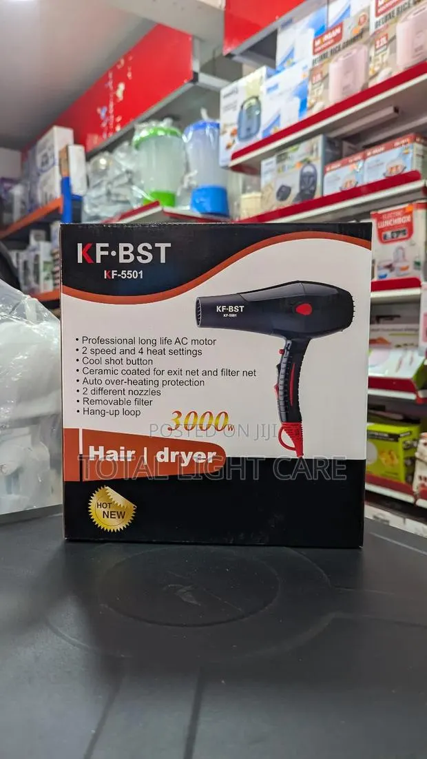 Hair Dryer 3000W With Comb and Nozzles · Photo 1