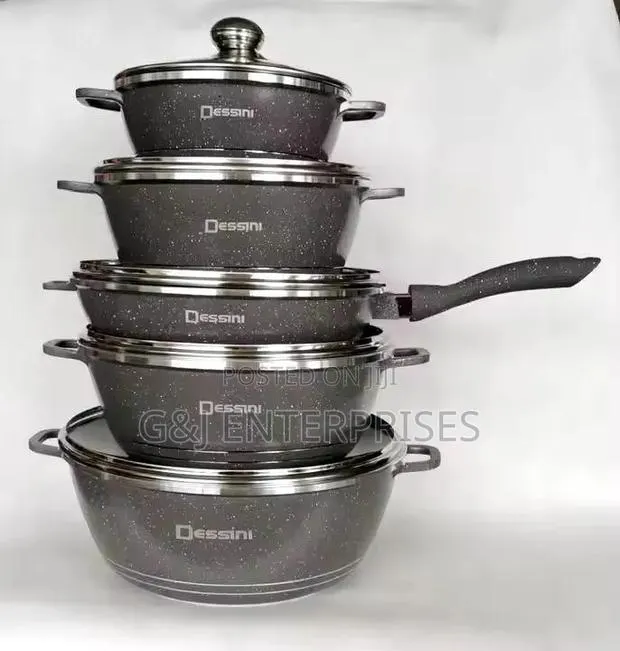 Granite-Coated Aluminum Cookware Set · Photo 1