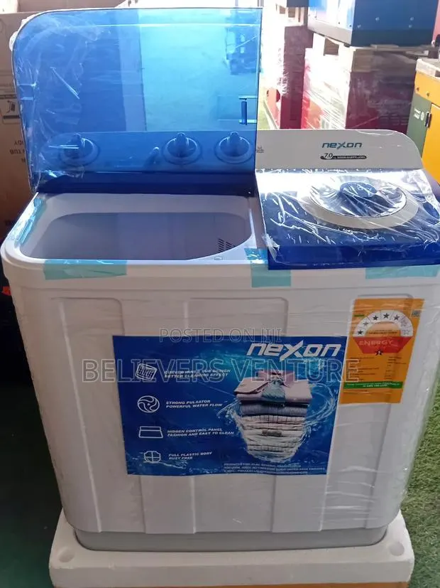 Nexon 7KG Twin Tub Washing Machine – Fast Efficient Laundry 75L · Photo 1