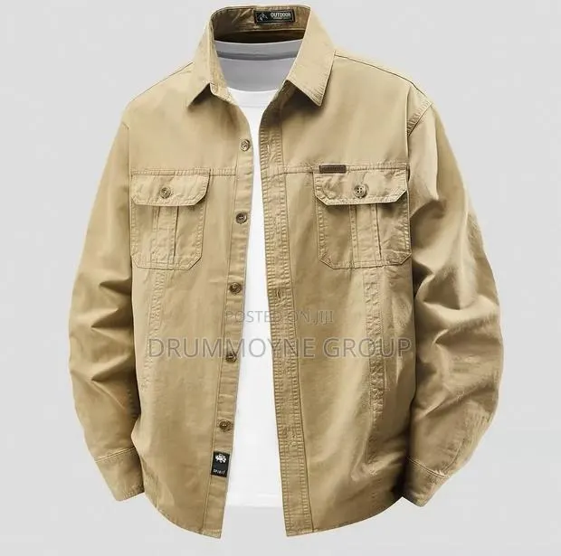 Denim For Men, Large Wear-resistant, Pure Cotton Top, Men's Shirt · Photo 1