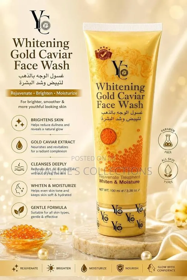 Yc Whitening Gold Caviar Face Wash · Photo 1