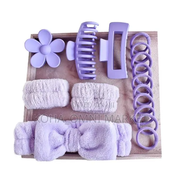 16pcs Head And Wrist Band/ Hair Ties/ Hair Clips Set · Photo 1