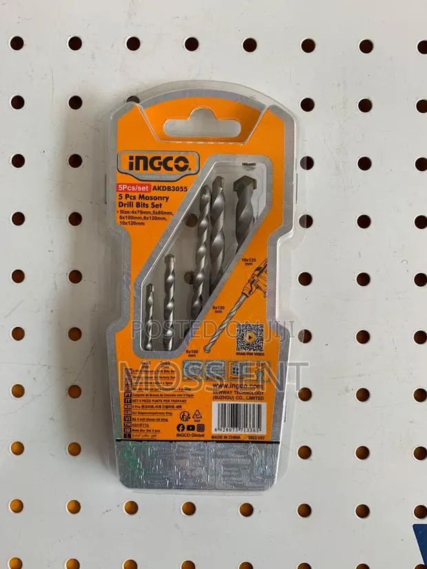5pcs Masonry Drill Bits Set - Akdb3055 · Photo 1