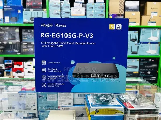 Ruijie/Reyee Rg-Eg105g-P-V3 5- Port Gigabit Smart Could Managed · Photo 1