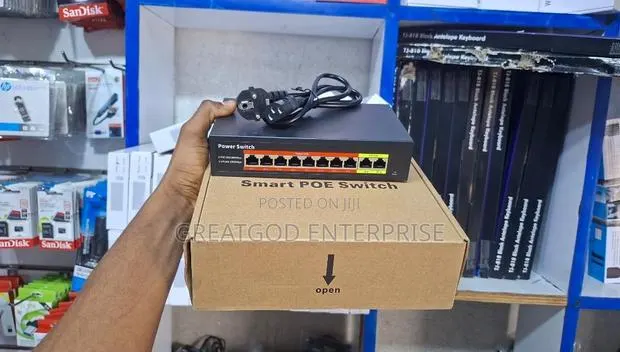 8-Port Smart PoE Switch With 2 Uplink Ports · Photo 1
