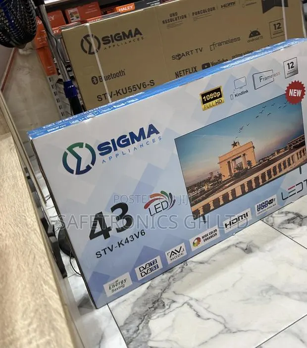 Fresh in Box Sigma Sig-K43v6 Full Hd Clear Screen Led Tv · Photo 1