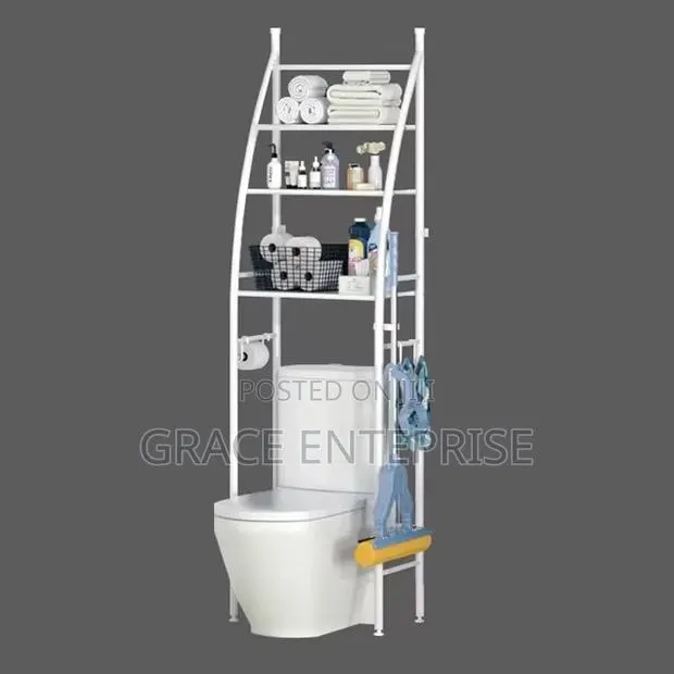 Elevate Your Bathroom Look With Our Affordable Toilet Rack · Photo 1