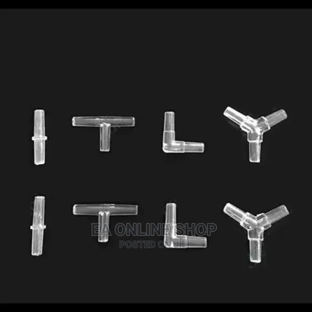 Aquarium Plastic Air Hose Connectors Tube. · Photo 1
