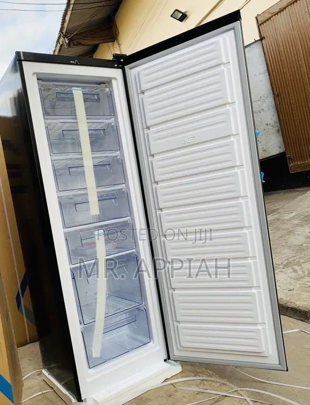 Buy Premium Pearl Single Door Standing Freezer(Puf-370-1a)Gray · Photo 1