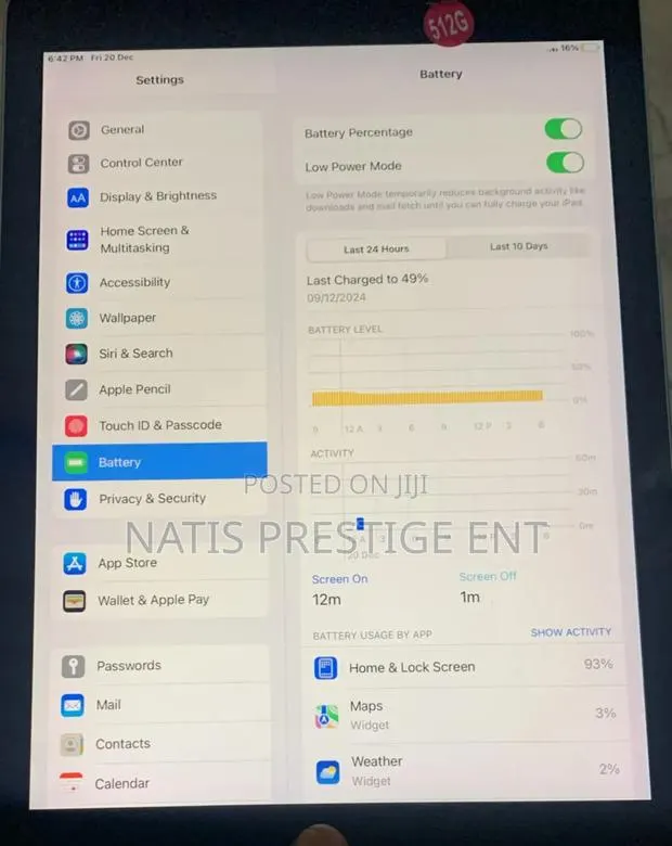 Apple iPad 9.7 128 GB Silver · Photo 1