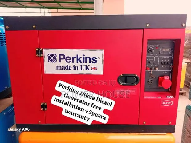 The Golden Power Perkins Diesel Generator 18kva Silent Perkins · Photo 1