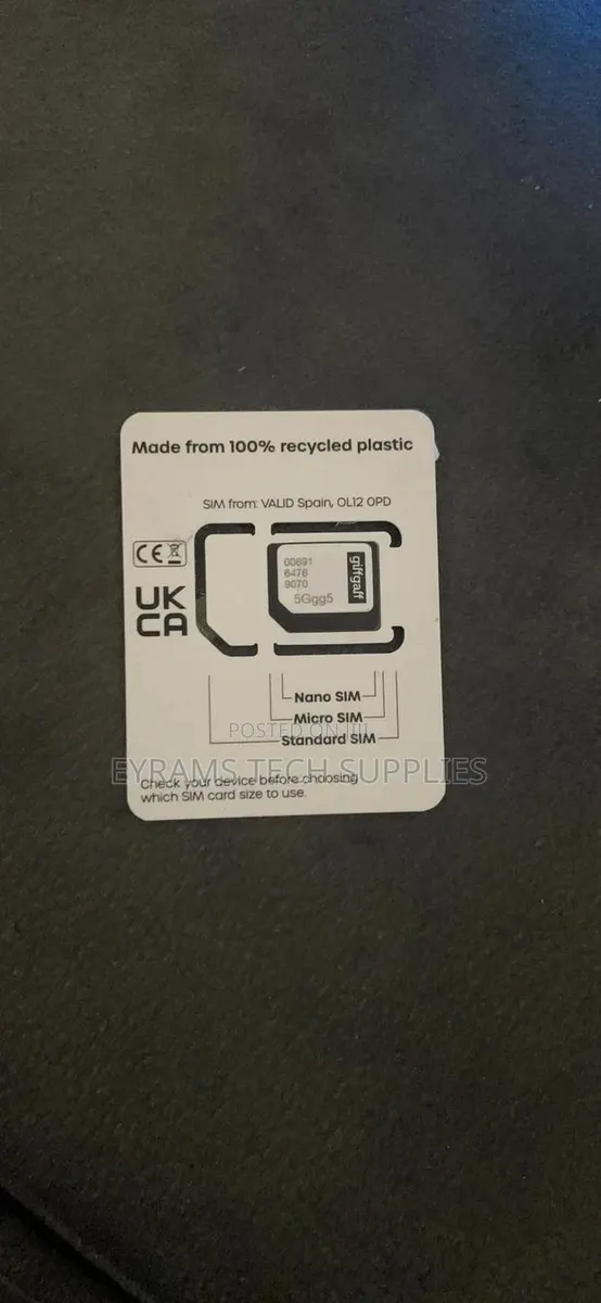 Uk Giffgaff Sim Card · Photo 1