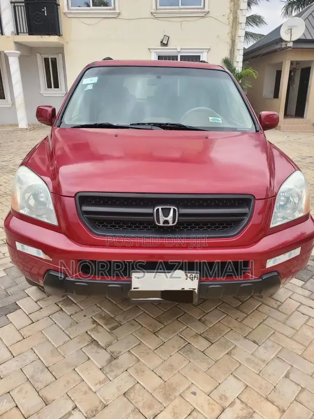 Honda Pilot EX-L 4x4 (3.5L 6cyl 5A) 2005 Red · Photo 1