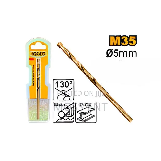 Ingco HSS-Co M35 Drill Bit 5mm - P250c500 - DBT · Photo 1