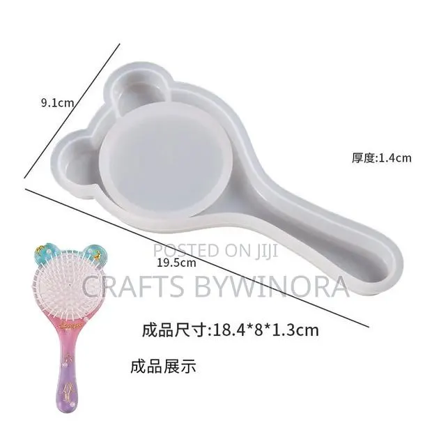 Brush Mold + Brush for Epoxy Resin & Resin Art · Photo 1