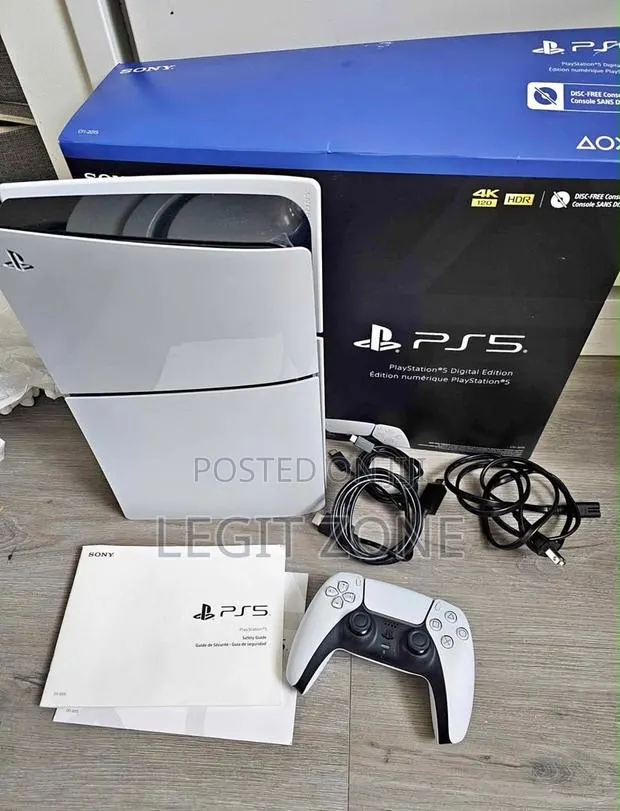 PS5 Slim Digital Brand New Opened Box With 7 Online Offline Games · Photo 1
