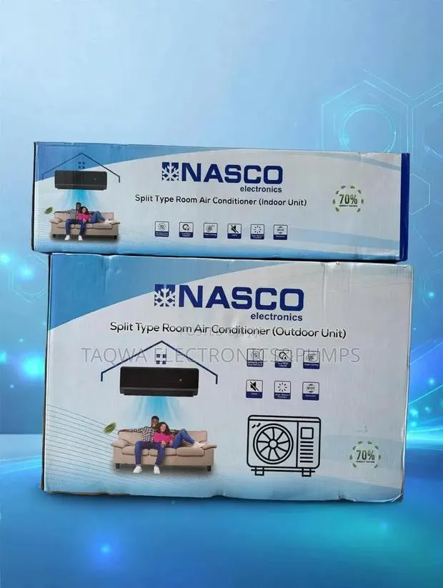 Black Rebust Nasco 1.5hp Black Air Conditioner · Photo 1
