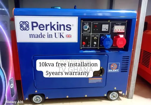 Light on Worries Gone Perkins 10kva Diesel 13000wats Diesel · Photo 1