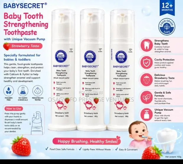 Babysecret Baby Tooth Strengthening Toothpaste · Photo 1