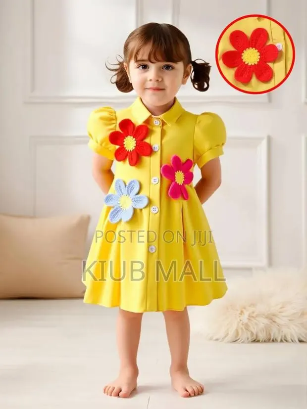 Girl Flower Design Dress · Photo 1