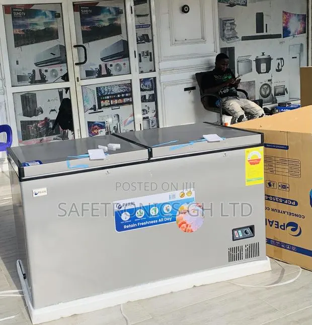 Newest Update Pearl 413 Liters Grey Chestfreezer · Photo 1
