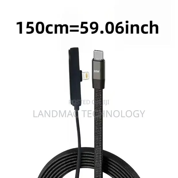 240W Fast Charging iPhone Charging & Data Cable, Built-in Phone Stand · Photo 1