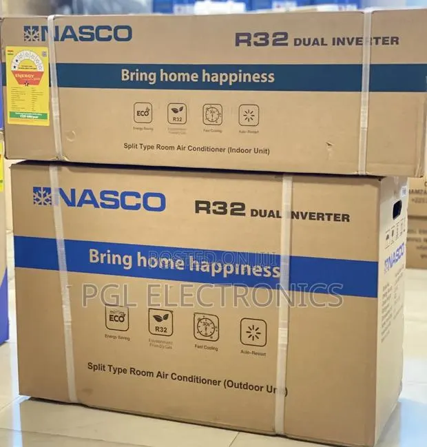 Nasco 1.5hp Dual Inverter R32 Copper Condenser Air Conditioner · Photo 1
