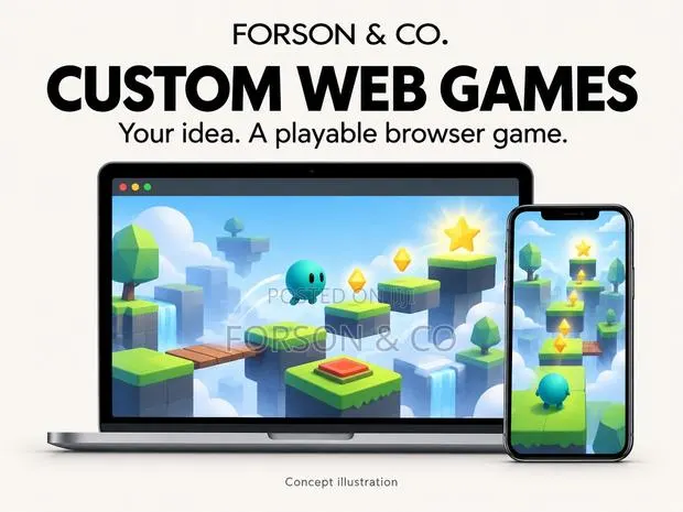 Custom Web & Browser Game Development · Photo 1