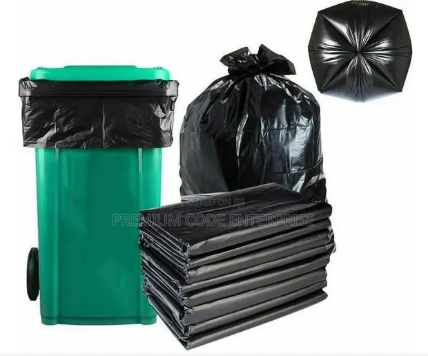 Heavy-Duty 240l Trash Bags - Black, 20pcs/Pack · Photo 1
