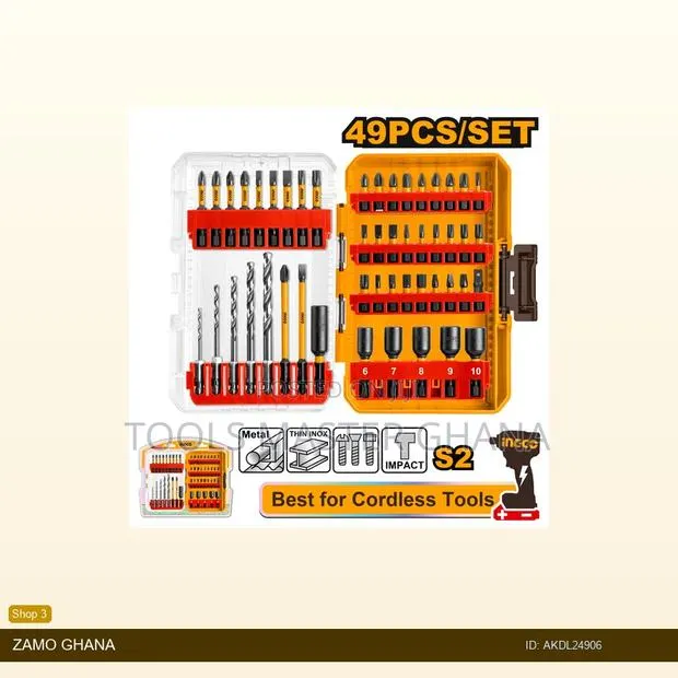 49 PCS Impact Screwdriver Bits - Akdl24906 · Photo 1