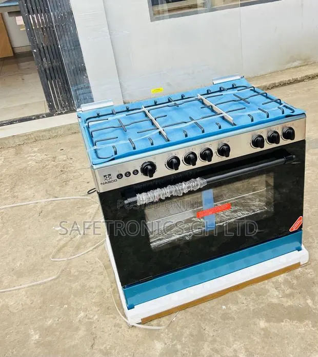 Most Unique Nasco 5 Burner 90×60 Gas Cooker wI Grill [NASGC-AMG80S] · Photo 1