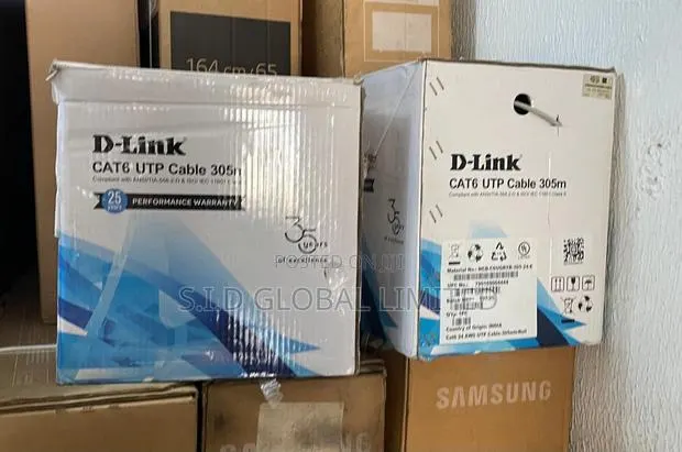 Original D-link Cat6 305m: Pure Copper Quality You Can Trust. · Photo 1