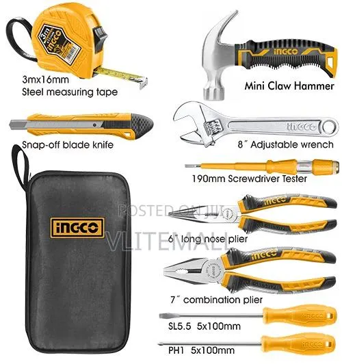 Ingco 9 PCS Hand Tools Set Hkth10809 · Photo 1