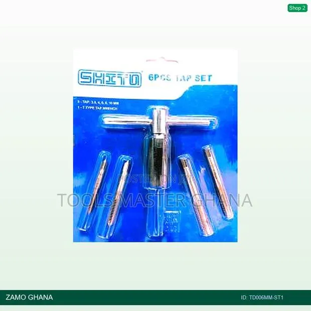 6pcs Tap Set Shito - Td006mm-St1 · Photo 1