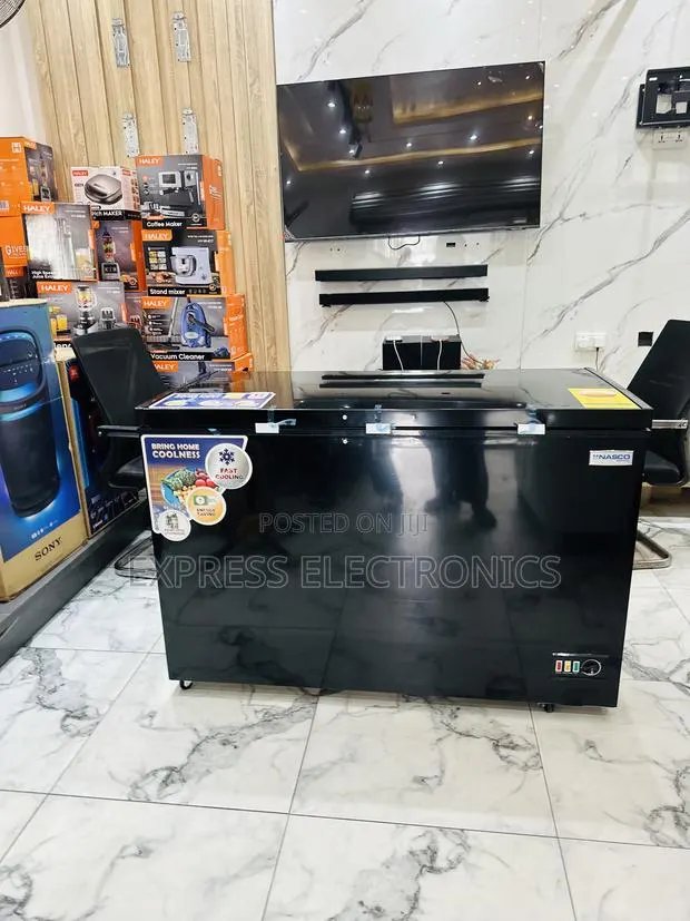 Text Us for Your Chest Freezer Single Door Black 400l Nasco. · Photo 1