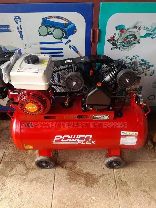 POWER-Gasoline Air Compressor 100L · Photo 1