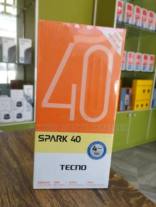 New Tecno Spark 40 128 GB Black · Photo 1