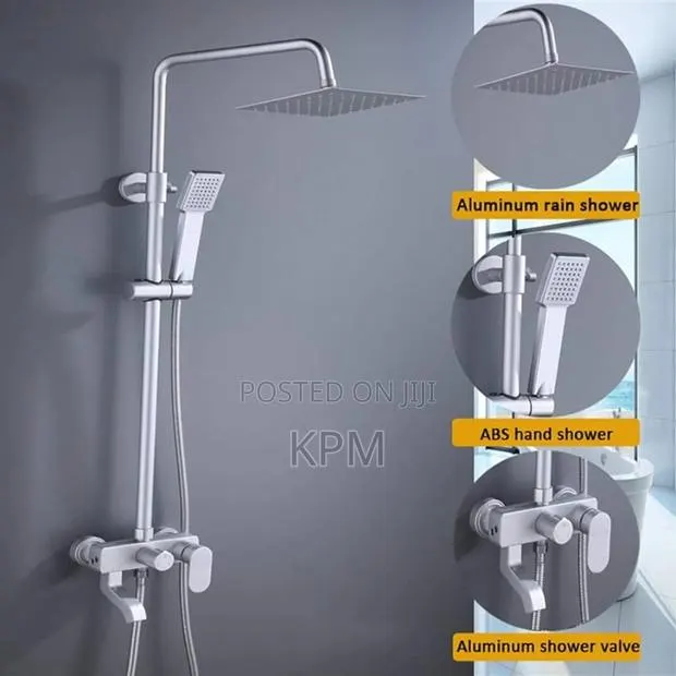 3 in 1 Aluminium Wall Mounted Shower Set Anti-Rust Factory Price · Photo 1