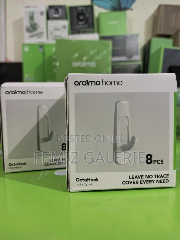 Oraimo OctaHooks Traceless Strong OctaHook - 8pcs · Photo 1