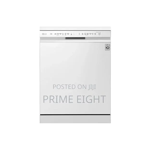LG 14 Place Settings Free Standing Dishwasher With 9 Programs DFB512FW · Photo 1